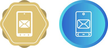 akıllı telefon simgeleri ayarlandı, vektör illüstrasyonu basit tasarım