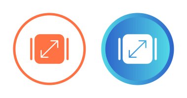 Web simgesi vektör resimlemesini yeniden boyutlandır