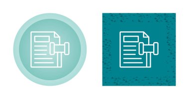 belge simgeleri tasarım vektör çizimi