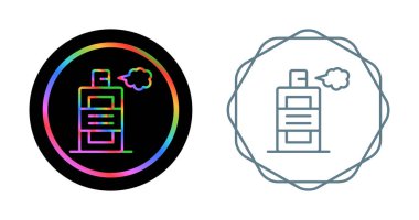 Beyaz arkaplandaki sprey balon simgelerinin vektör çizimi 