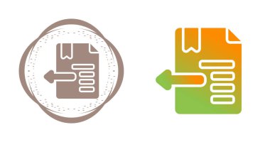 Girinti simgeleri ayarlandı, vektör illüstrasyonu