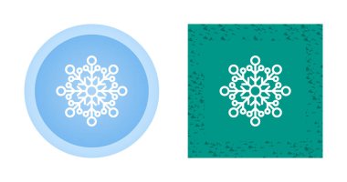 Kar tanesi Icons set, vektör çizim 