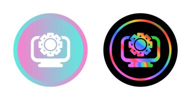 dişli tekerlek simgesi vektör çizimi 