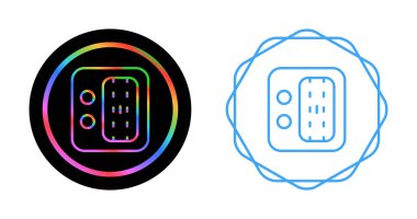 Ağ Eklenmiş Depolama Vektörü Simgeleri Beyaz Arkaplanda tecrit edildi 