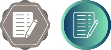 Kalem, vektör illüstrasyonlu dosya belgesi seti