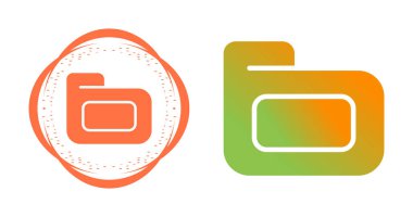 dosya dizini web simgesi vektör illüstrasyonu