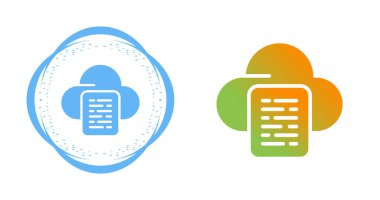 Bulut uyum simgeleri ayarlandı, vektör illüstrasyonu