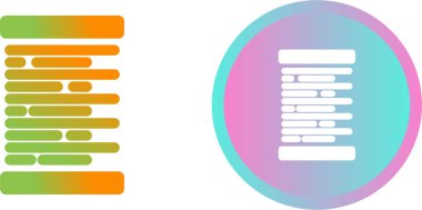 Sol hizalama simgeleri ayarlandı. vektör illüstrasyonu