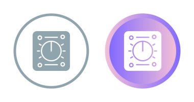 Karartma simgeleri ayarlandı, vektör illüstrasyonu