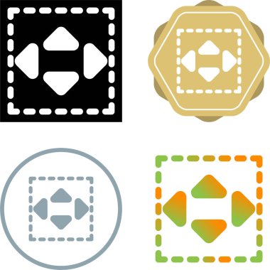 set of user interface vector line icon