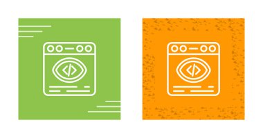 Programlama, kod, uygulama simgeleri vektör görüntüsü. Bilgi teknolojisi için de kullanılabilir. Web uygulamalarında, mobil uygulamalarda ve yazdırma ortamlarında kullanılabilir.