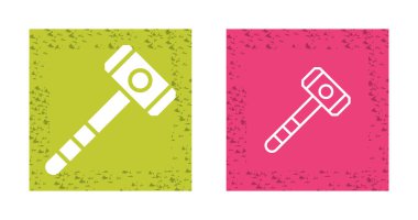 Çekiç. Web simgeleri basit resimleme