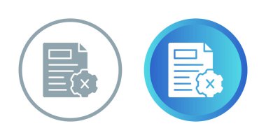 belge simgesi vektör illüstrasyon tasarımı