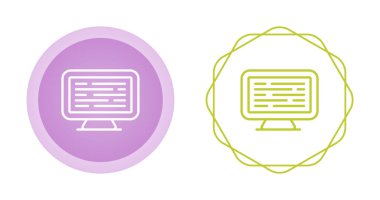 Bilgisayar izleme simgeleri, vektör illüstrasyonu