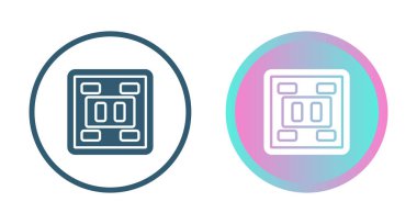 Priz veya soket simgesi vektör çizimi