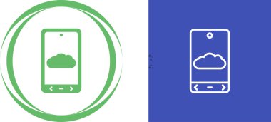 akıllı telefon simgeleri ayarlandı, vektör illüstrasyonu basit tasarım