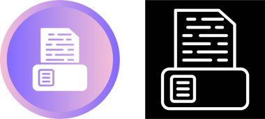  Belge arşiv simgeleri kümesi, vektör illüstrasyonu