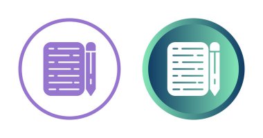 Belge düzenleme simgeleri, vektör illüstrasyonu basit tasarım