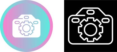 Kamera Icons set, vektör çizim 