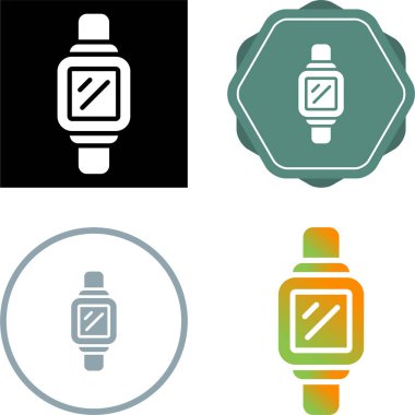 Modern Smartwatch simgelerinin vektör çizimi    