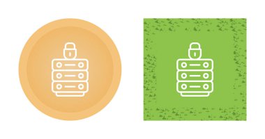 Veri Gizliliği simgeleri ayarlandı, vektör illüstrasyonu basit tasarım