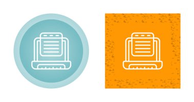 Kağıt üzerinde kontrol işareti olan dizüstü simgesi