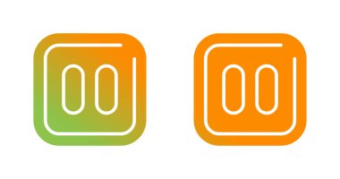 Simgeyi duraklat, vektör illüstrasyonu. Düz tasarım tarzı. Beyaz arkaplanda izole edilmiş vektör duraklat simgesi çizimi, duraklat simgesi. Simgeleri duraklat grafik tasarım vektör simgeleri