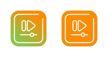 Video Oyuncu Simgeleri, vektör illüstrasyonu
