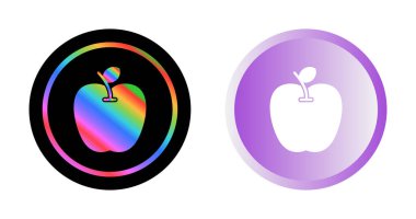 Elma simgeleri vektör çizimi