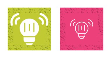 Web sayfası için yaratıcı grafik düğmeleri. Minimalist tarzda tasarlanmış ampul simgeleri. 