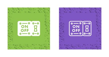 Işık Anahtarı Simgeleri ayarlandı. Mobil Kavram ve Web Tasarımı için Doğrusal Biçim İmzalama. Elektrik Anahtarı Taslak Vektör Simgesi. Sembol, Logo Illustration. Vektör Grafikleri