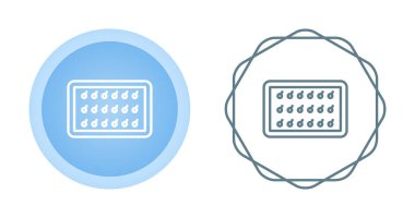 Pin simgeli sancak tarafı, vektör illüstrasyonu