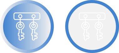 anahtarları simgeler kümesi izole beyaz zemin üzerine.