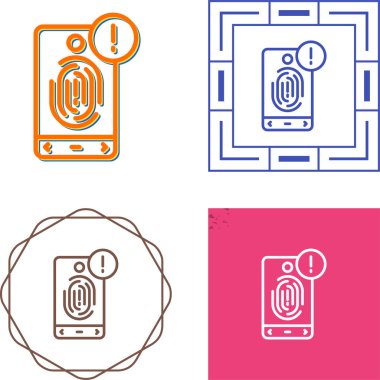 akıllı telefon simgeleri ayarlandı, vektör illüstrasyonu basit tasarım