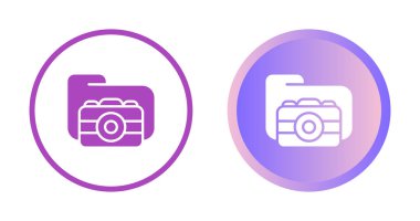 fotoğraf makinesi simgeleri ayarlandı, vektör illüstrasyonu