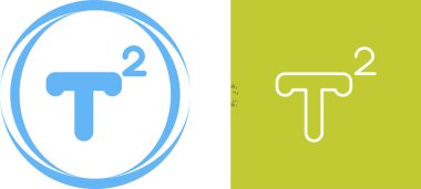 Superscript web simgesi vektör illüstrasyonu