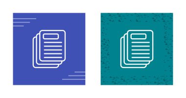 Dosya simgelerini kopyala, vektör illüstrasyonu