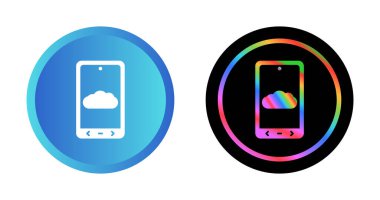 akıllı telefon simgeleri ayarlandı, vektör illüstrasyonu basit tasarım