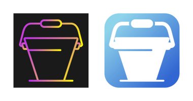 Modern Kova simgelerinin vektör illüstrasyonu     