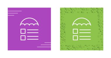 Risk Yönetimi web simgesi vektör çizimi