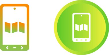 navigasyon web simgesi vektör çizimi