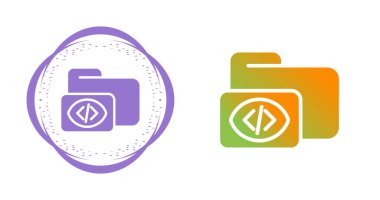 Klasör web simge vektör çizim