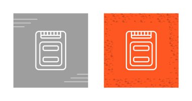 Katı eyalet sürüş işareti. SSD simgesi. Depolama disk sembolü