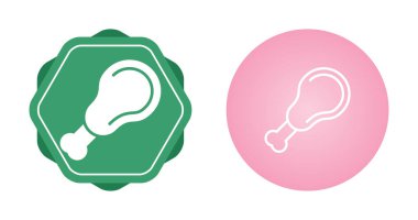 Tavuk budu simgeleri dizilmiş semboller. vektör illüstrasyonu