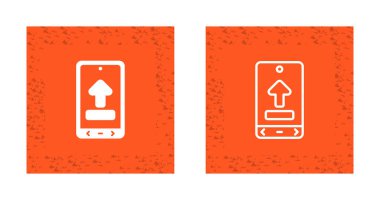 Web simge vektör çizim upload