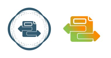 belge simgesi vektör illüstrasyon tasarımı