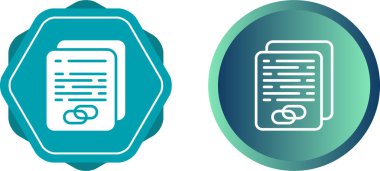 Beyaz arkaplanda izole edilmiş belge dosya simgeleri, vektör illüstrasyonu      