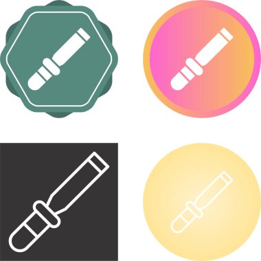 Keski simgeleri seti, vektör illüstrasyonu basit tasarım