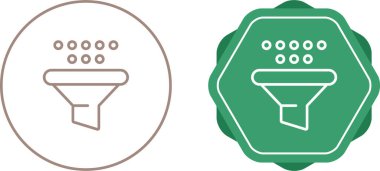 Filtre simgeleri. Web simgeleri basit resimleme     