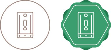 Cep telefonu ikonu vektör illüstrasyonu. Akıllı Telefon Basit İşaret Tasarımı